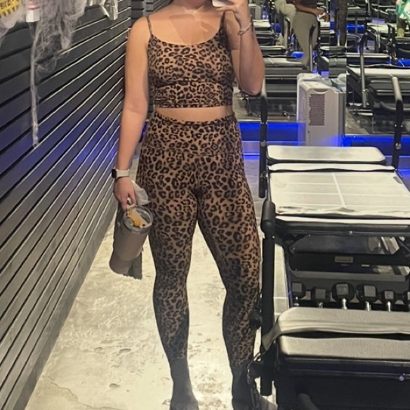 JoyLab Leopard Print Leggings Set - Picture 1 of 3